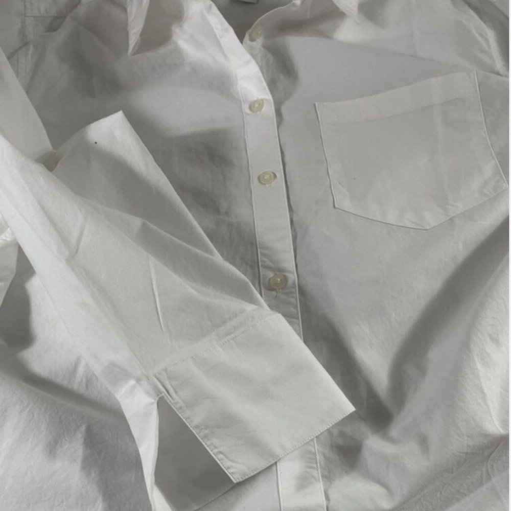 NIB Amazon Essentials Women's Classic-Fit 3/4 Sleeve Poplin Shirt- Size S - Picture 5 of 10